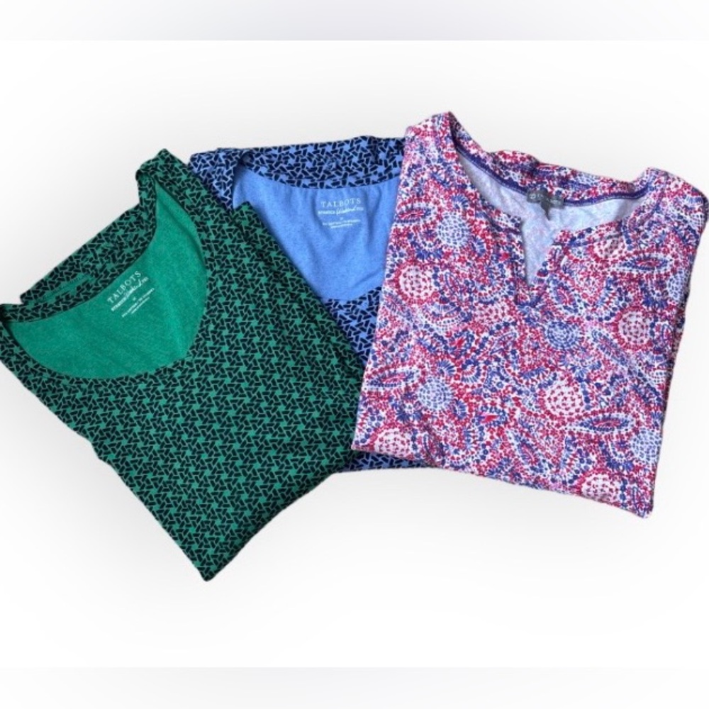 Talbot 3/4 and Long Sleeve Tee Bundle Set of 3 Size M Layered Lounge Chic